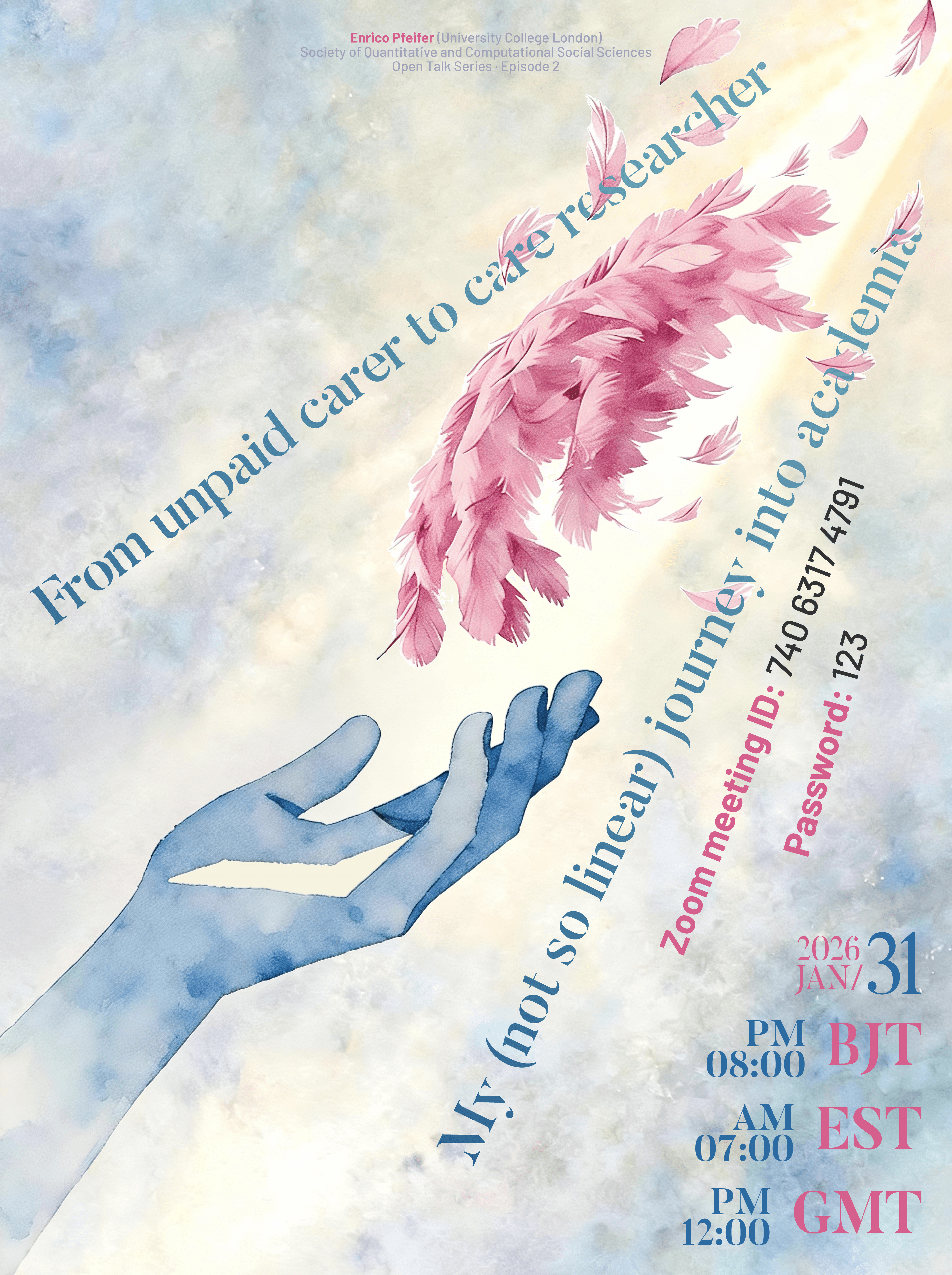 From unpaid carer to care researcher: My (not so linear) journey into academia - Main Poster